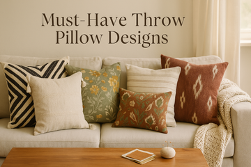 Must-Have Throw Pillow Designs to Add Personality to Your Sofa