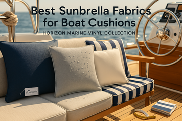 Discover the Best Sunbrella Fabrics for Boat Cushions: Top Picks from Horizon Marine Vinyl Collection