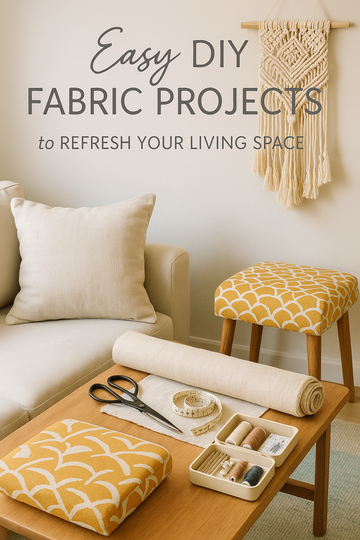 Easy DIY Fabric Projects to Refresh Your Living Space