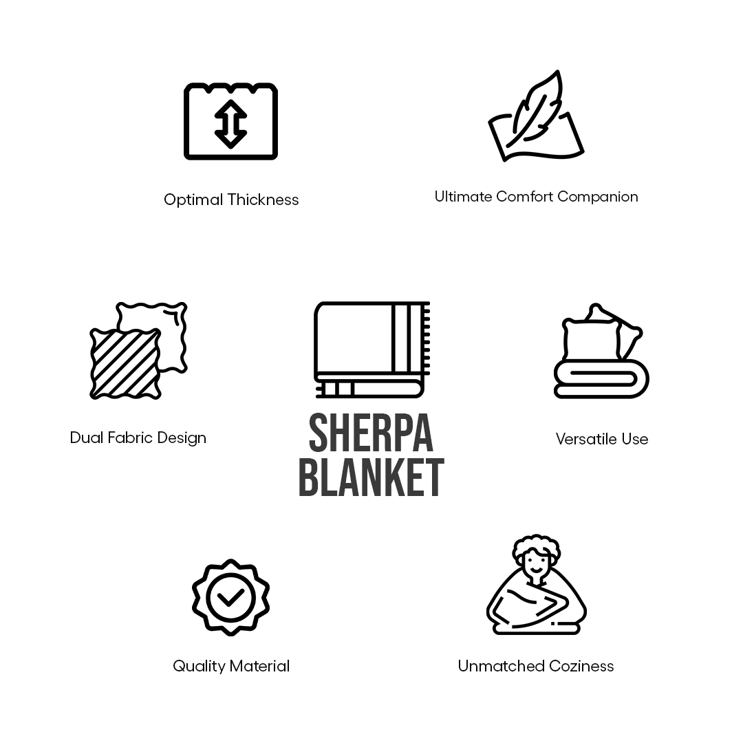 Fresh Blossom Sherpa Blanket