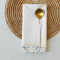 Blue Border Cloth Napkin Set