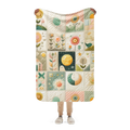 Fresh Blossom Sherpa Blanket