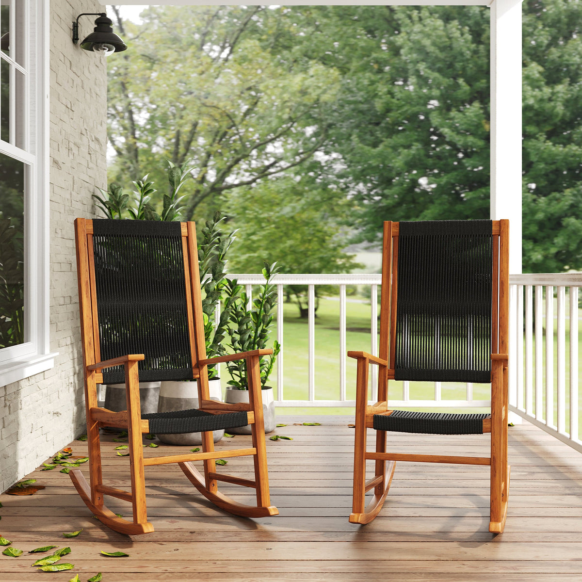 East Green Hudson Modern Outdoor Rocking Chair