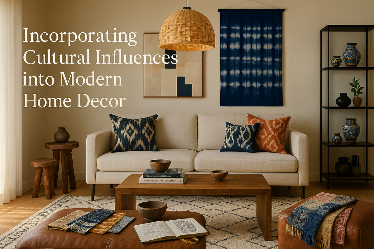 Incorporating Cultural Influences into Modern Home Décor