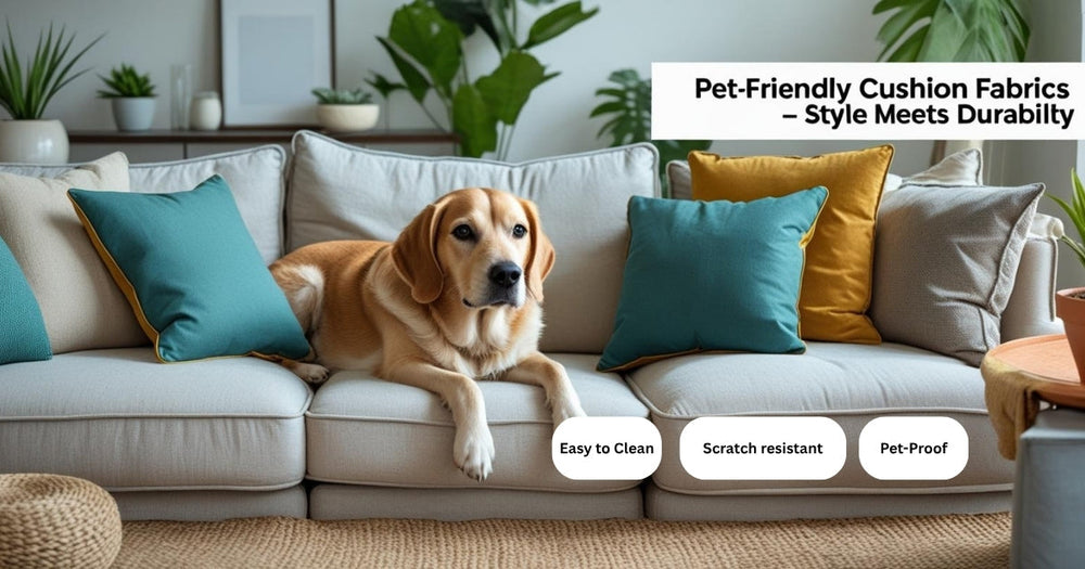 Pet-friendly Fabrics: Keeping Your Cushions Stylish and Safe for Dogs