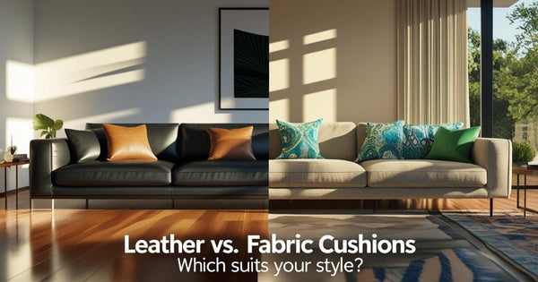 Leather Cushions vs. Fabric Cushions: Which One Suits Your Space?
