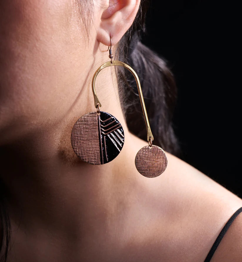 The Symphony of Fire and Metal: A Journey into Handcrafted Copper Enamel Jewelry