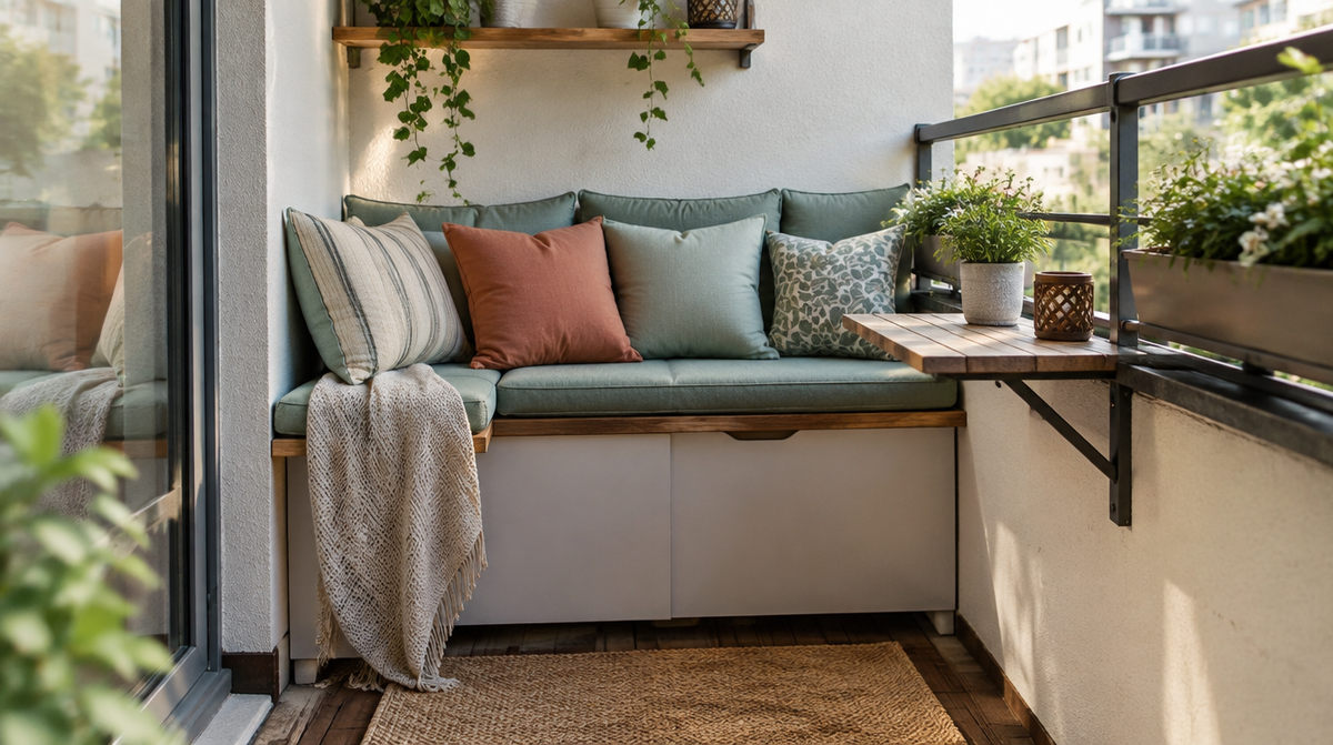 How to elevate Your Balcony with Space-Saving Cushion Ideas?