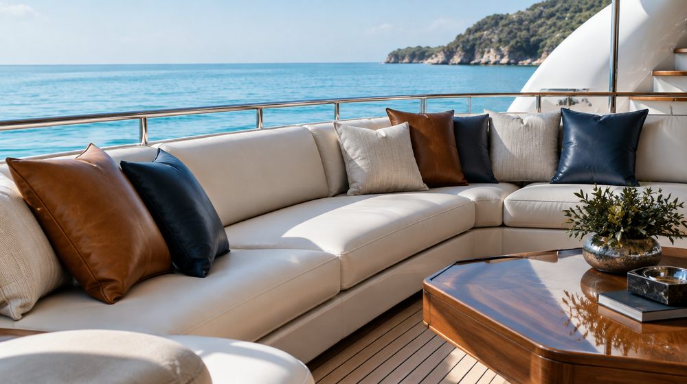 The Best Leather Cushions for A Luxurious Yacht Experience