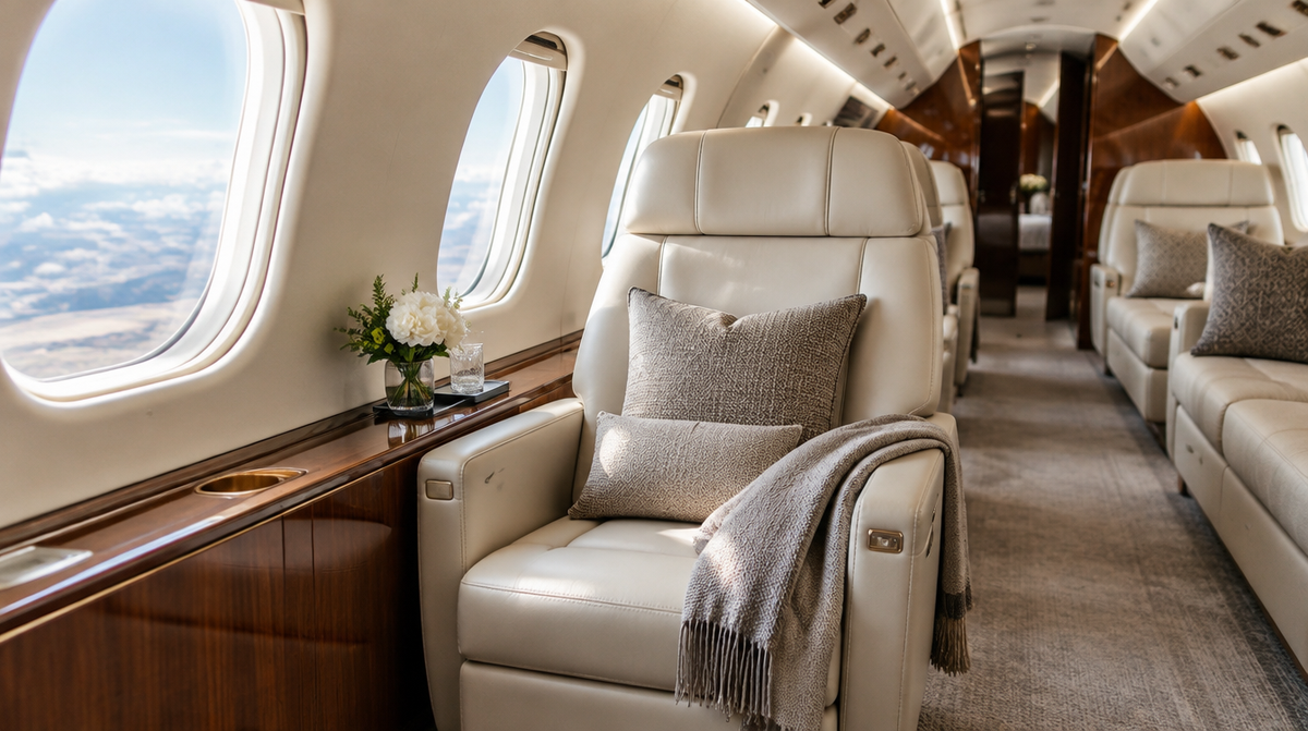 Serving the Elite with High-Performance Fabrics for Private Jets and Aviation Interiors