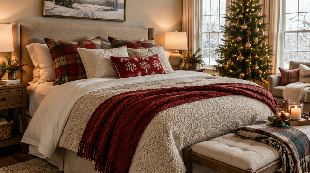 Holiday Bedroom Styling: Fabrics That Create Hotel-Like Comfort