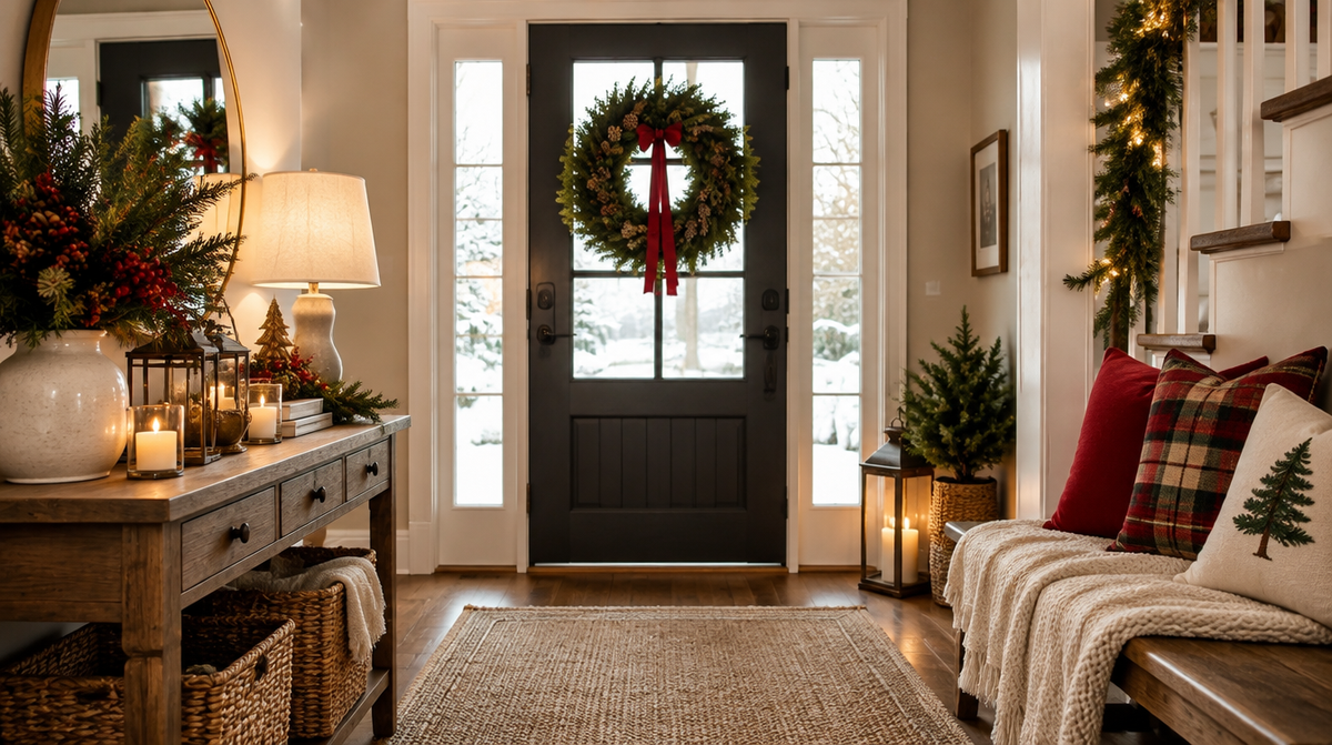 How You Can Turn Your Entryway into a Festive Focal Point for the Holidays