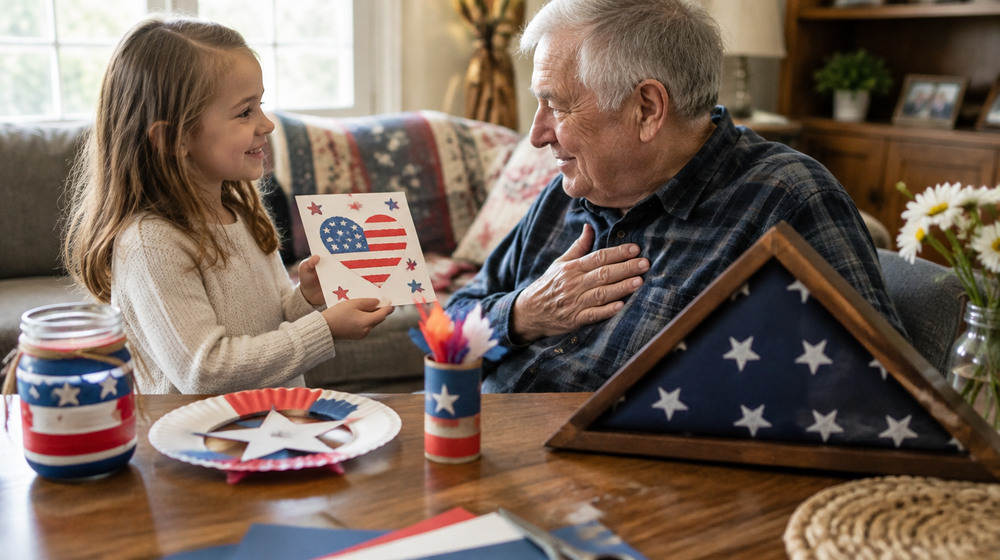 A Veterans Day Craft Kids Can Make To Leave Grandpa Speechless