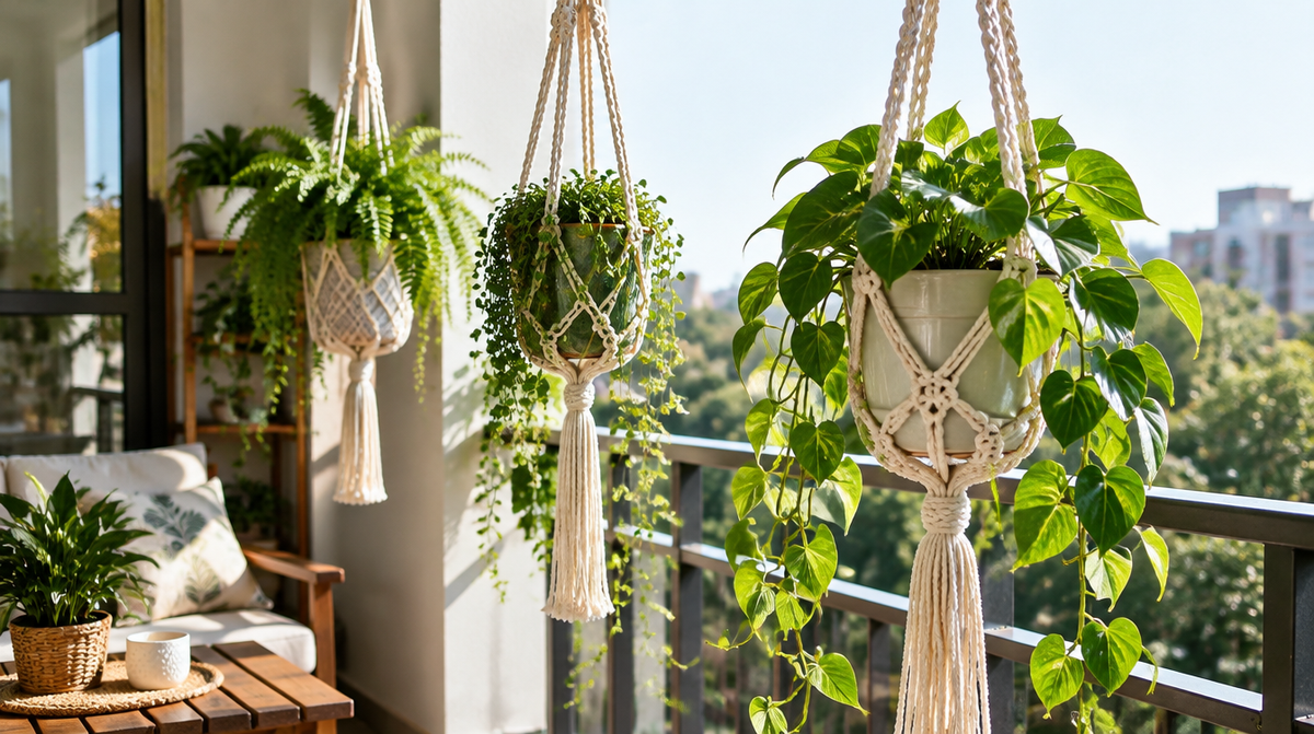Easy Macramé Planters to Uplift Your Balcony or Windowsill