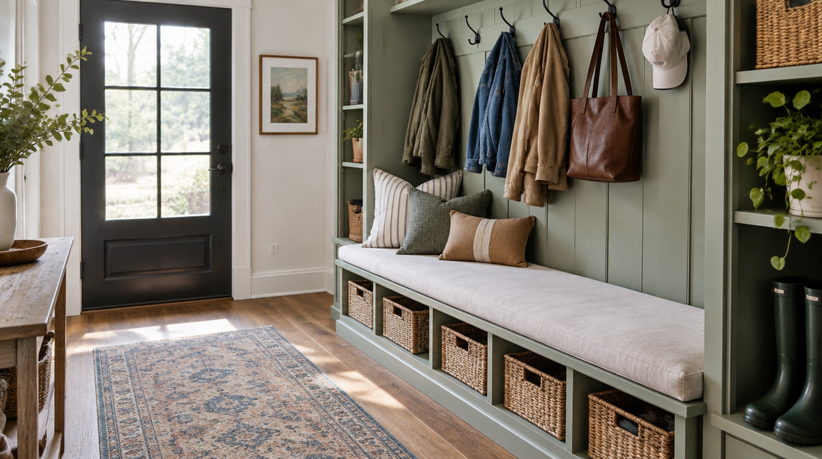 Mudroom makeover organize entryways to handle chaos