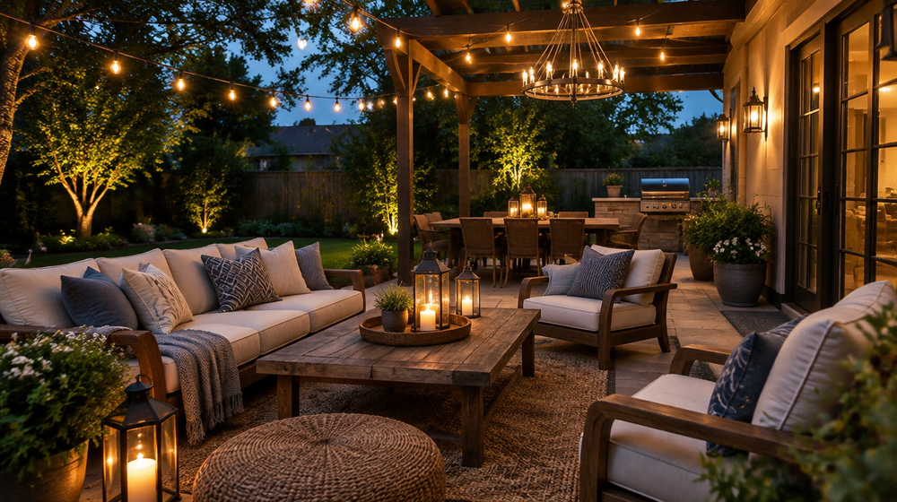 String lights to chandeliers outdoor lighting for every budget
