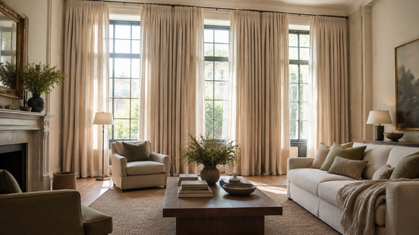 Why curtains make a room look shorter than the ceiling actually is