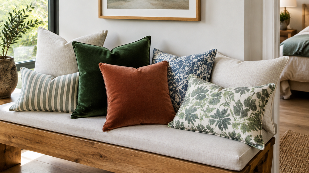 The throw cushion fabric guide which material works for which room and why