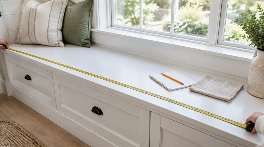 How to Measure for a Bench Cushion (Indoor and Outdoor)