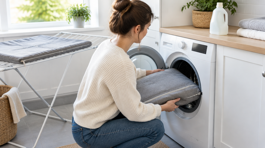 How to Wash Couch Cushion Covers Without Shrinking or Fading Them