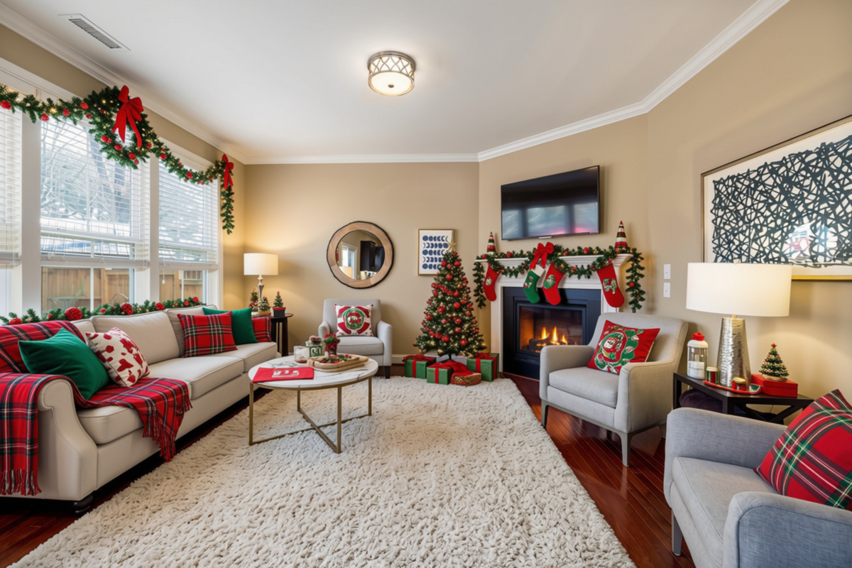 How Can Home Stagers Use Holiday Decor When Preparing a Listing to Get a Sale?