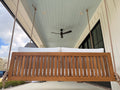 Delray Slat-Back Teak Swing Bed, Small, view 5