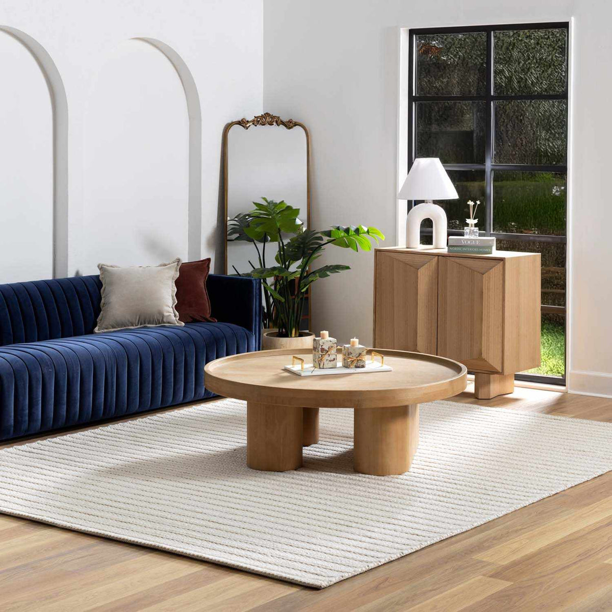 Alice Hand-Woven Viscose & Wool Rug