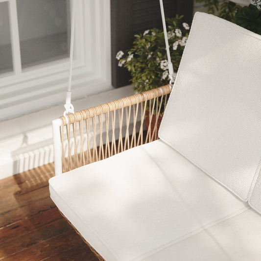 East Green Anderson Porch Swing with Cushions