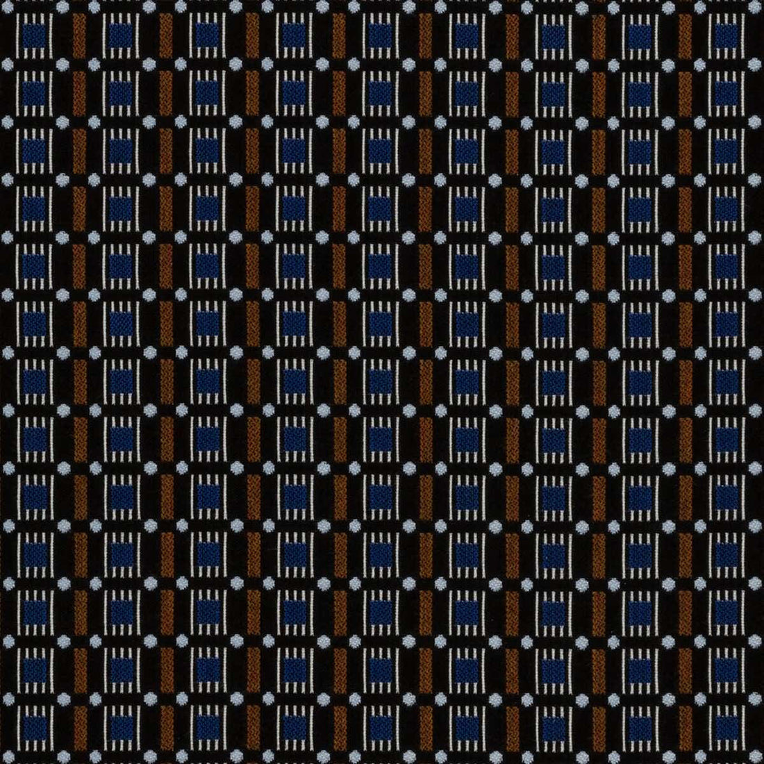 Sunbrella Block Shop Agnes Black fabric swatch