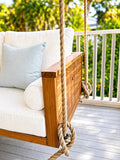 Sedona Teak Porch Swing Bed, Small