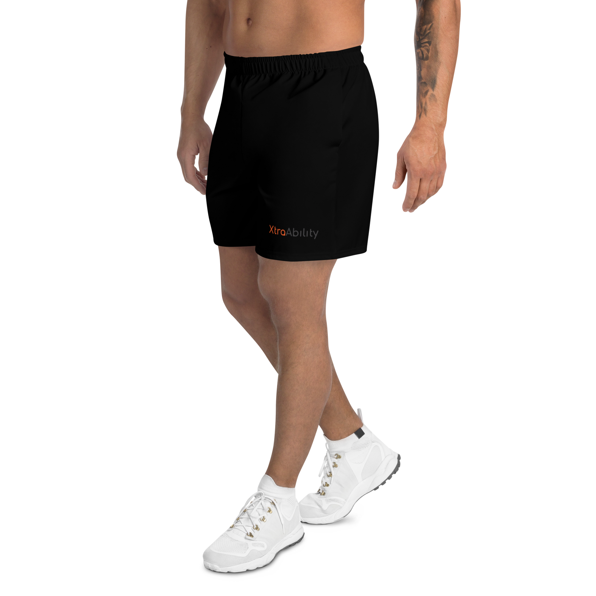 Black Men's Recycled Athletic Shorts
