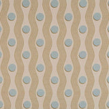 Sunbrella Block Shop Juggle Cream fabric swatch