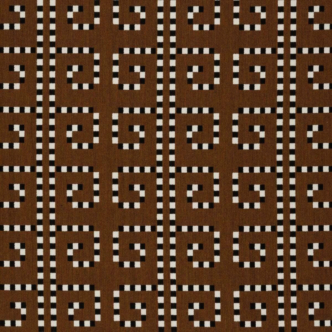Sunbrella Block Shop Key Espresso fabric swatch