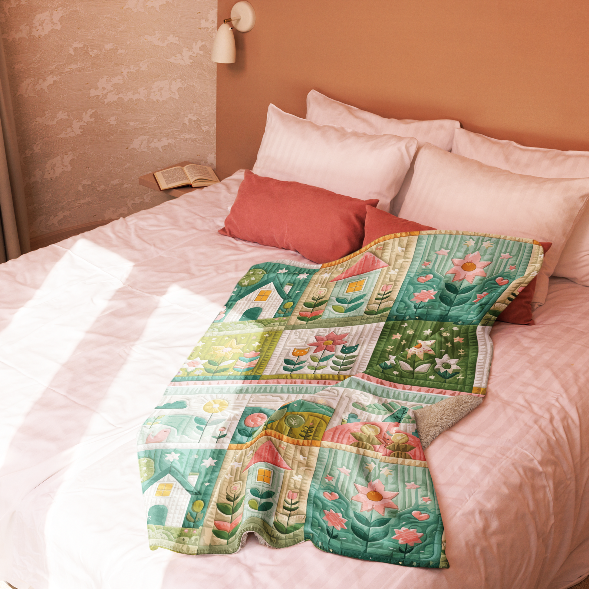 Awaiting Spring Sherpa Blanket