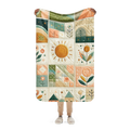 Bloomy Spring Sherpa Blanket