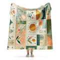 Bloomy Spring Sherpa Blanket