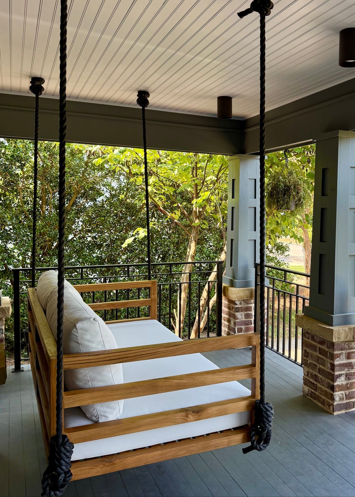 Del Mar Grade A Teak Porch Swing Bed, Small, view 5