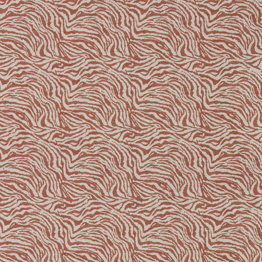 Warwick Zuri Coral outdoor curtain fabric swatch