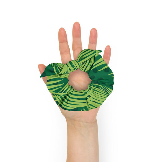 Green Recycled Scrunchies