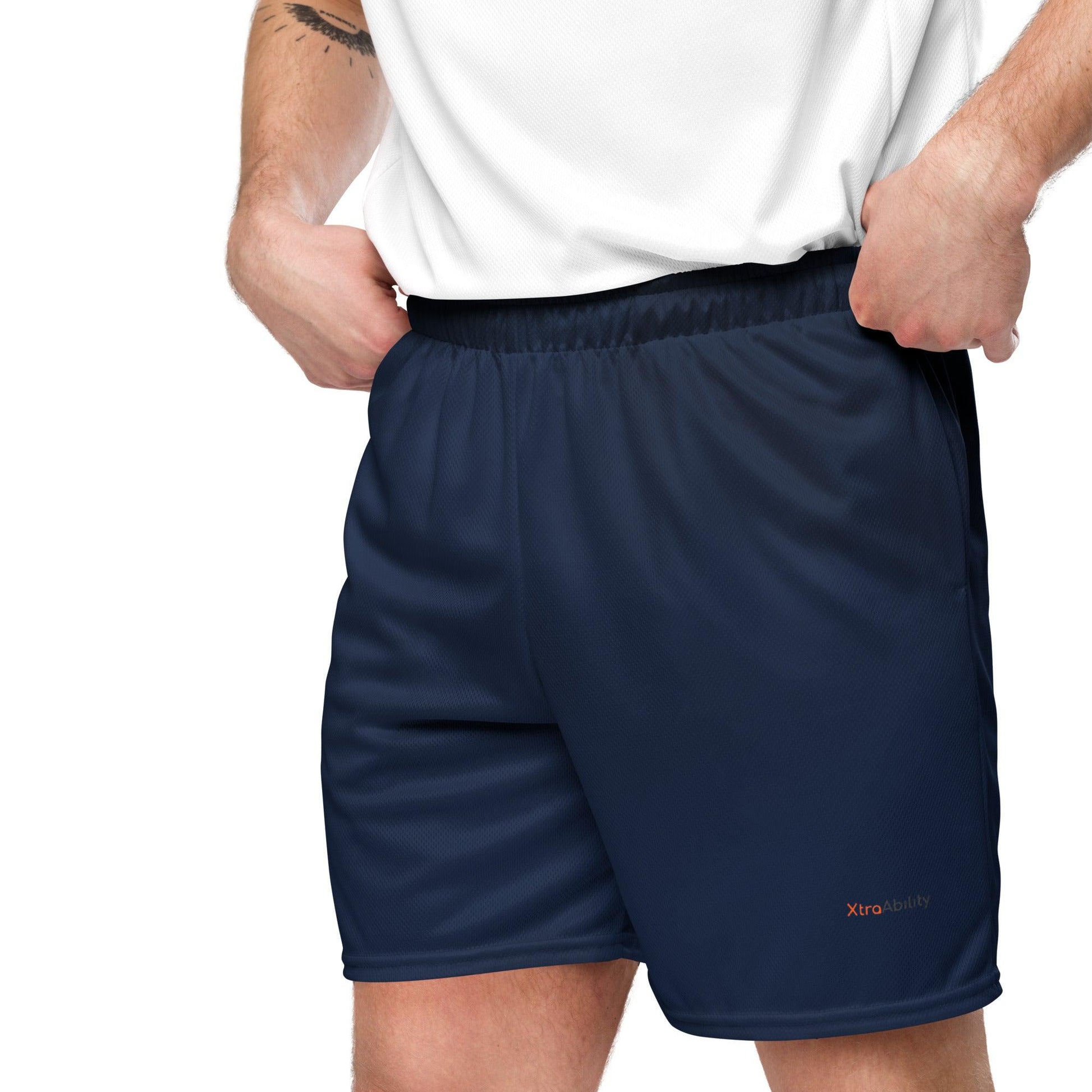 French Navy Men's Mesh Shorts