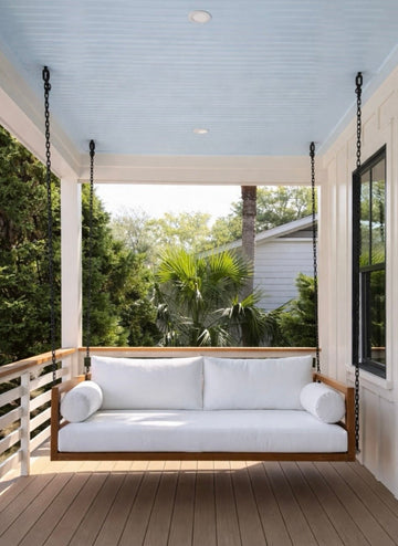 Del Mar Grade A Teak Porch Swing Bed, Standard
