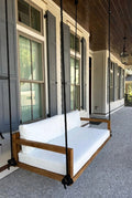 Bimini Grade A Teak Porch Swing Bed, Small, view 5