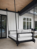 Delray Slat-Back Teak Swing Bed, Small, view 4