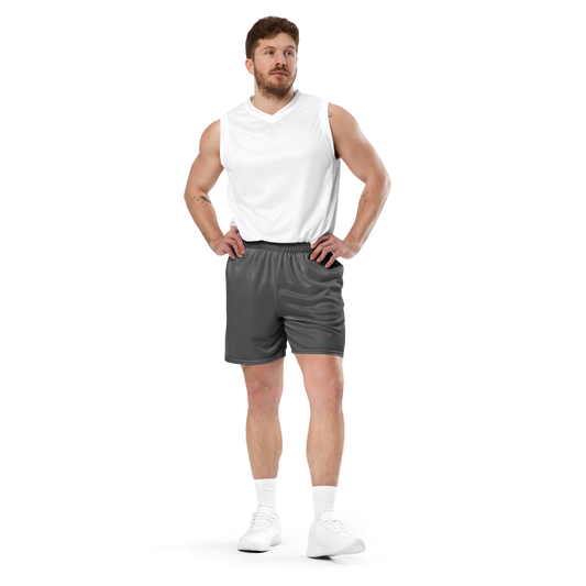 Grey Men's Mesh Shorts