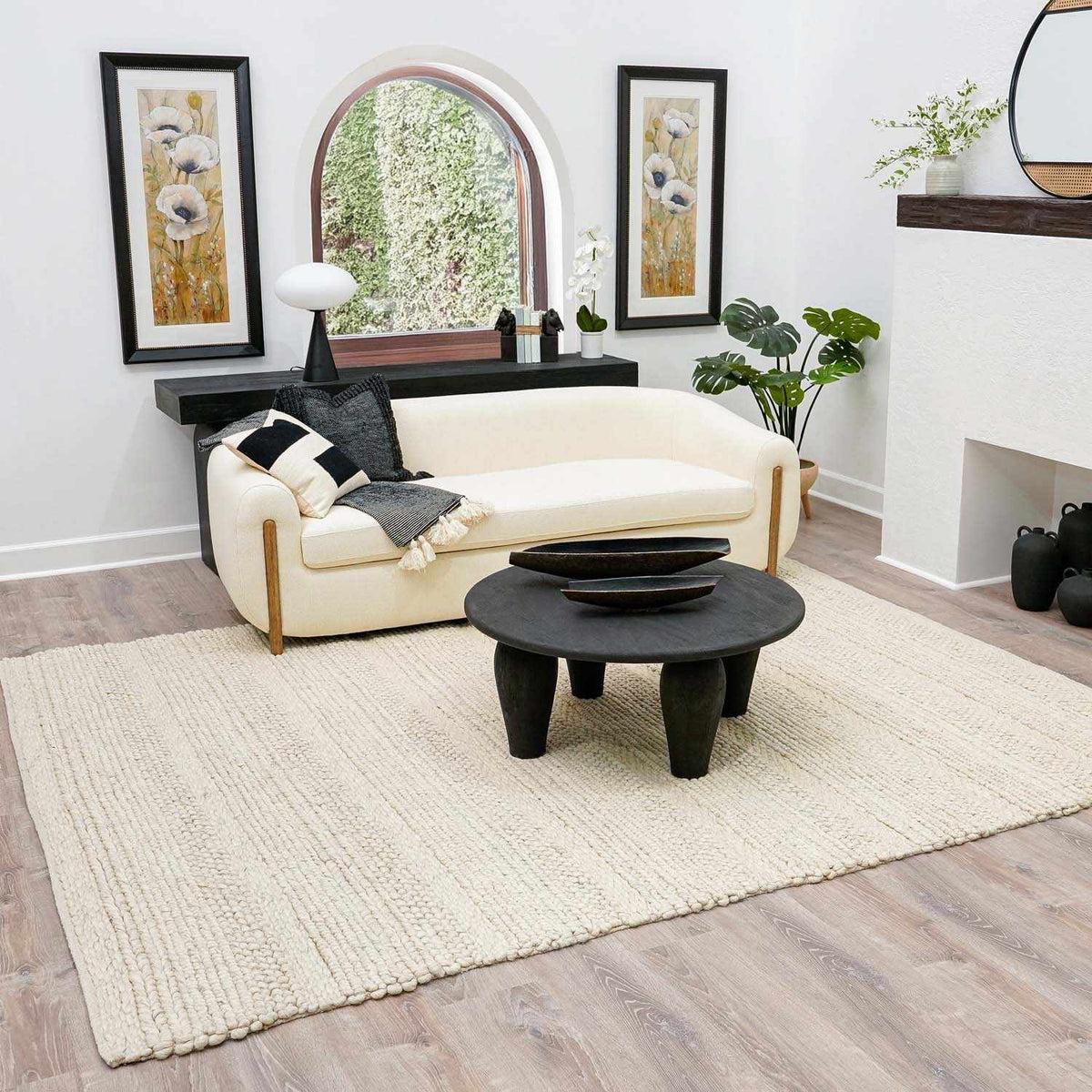Hanlontown Hand-Woven Wool Flatweave Rug, view 3
