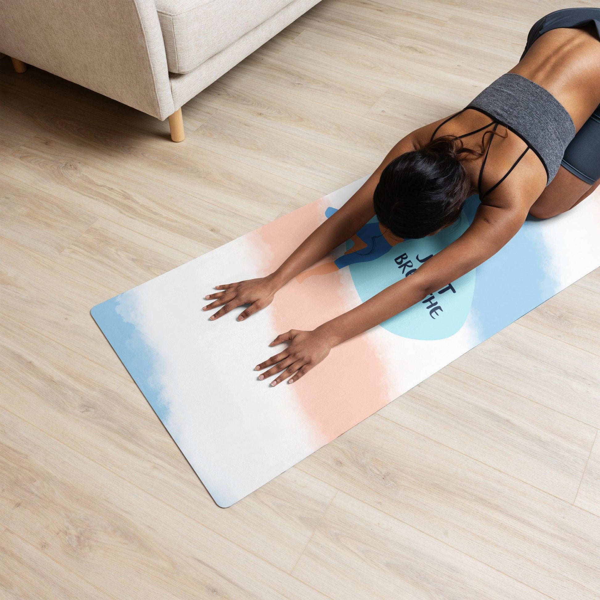 Hatha Yoga Mat Featuring Stunning Hatha Yoga Graphic Prints