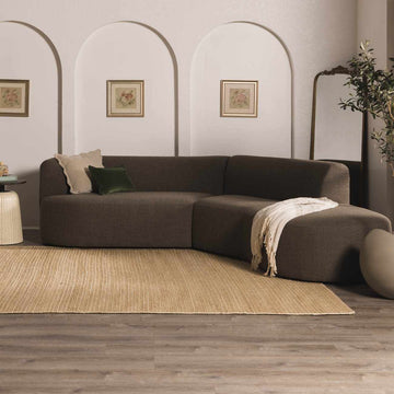 Tavor Hand-Woven Jute & Cotton Rug in Beige