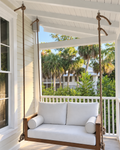 Sedona Teak Porch Swing Bed, Standard
