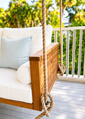 Sedona Teak Porch Swing Bed, Standard, view 3