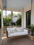 Del Mar Grade A Teak Porch Swing Bed, Small, view 2